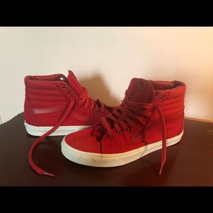 Vans High Tops Red